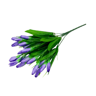 单支仿真玉兰花苞郁金香小把束假花餐桌摆设栅栏装饰绢花干花插花