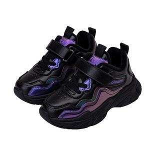 富罗迷女童运动鞋儿童鞋子冬季新款青少年软底女孩保暖男童二棉鞋