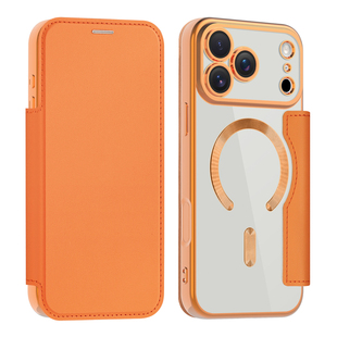 适用iphone17air手机壳17pro mx磁吸皮套苹果17por翻盖保护套真皮品质15全包软硅胶iP16外套防摔男女超薄时尚