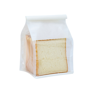 诵腾面包袋吐司包装袋烘焙透明西点封口点心食品白色切片定制袋子