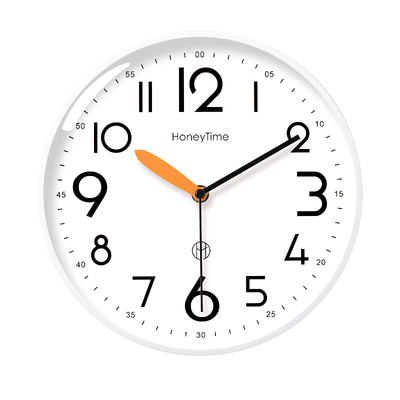 8米看得清！简约静音免打孔挂钟