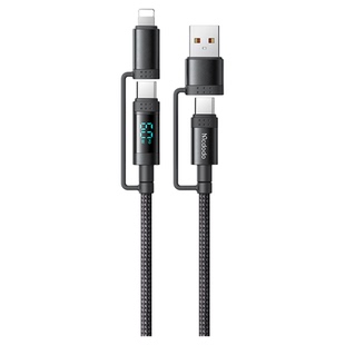 MCDODO 4 in 1 USB C Cable for iPhone 14 13 12 Pro Charger Cable 60W Type C Cable for Samsung Xiaomi