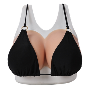 ROANYER/媛野抹胸穿戴式硅胶义乳假胸假乳变装CD女主播cos