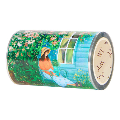 WT正品女孩花园手帐胶带