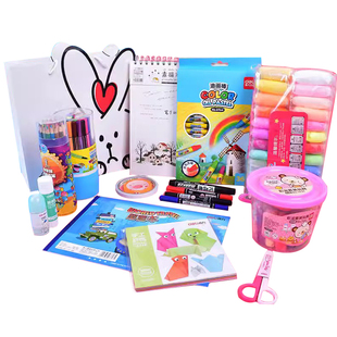 得力幼儿园文具套装入园学习用品大全儿童小班中班大班开学奖品大礼包节日套餐超值礼盒一年级小学生开学用品