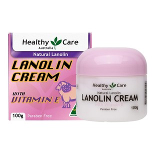 澳洲Healthy Care HC维生素E绵羊油保湿VE滋润霜100g男女通用