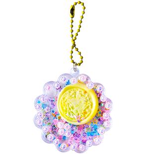 风铃流沙咕卡贴纸套装女孩玩具儿童古卡砖女生奶油胶明星咕卡盘工具全套收纳盒便宜随心配吊坠小圆盘装饰贴