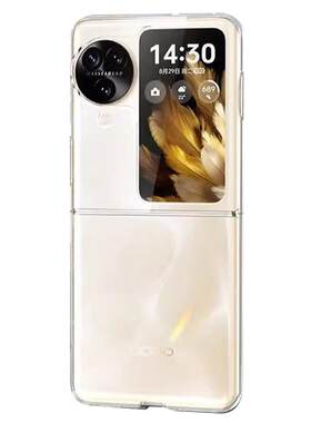 适用OPPOfindN3手机壳findn2透明n3flip保护套oppo find n2filp小折叠屏超薄硬壳全包新款PHT110翻盖PHN110新