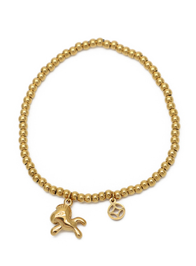 ZOXI本命年小马手链不掉色钛钢女