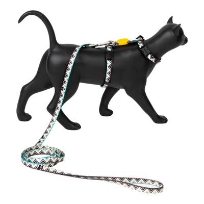 猫胸背牵引绳套装外出遛猫可调节