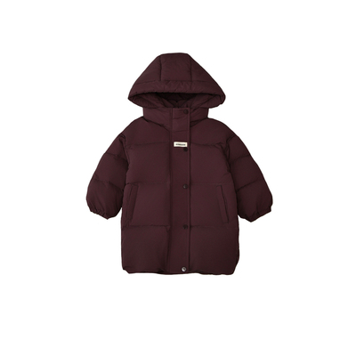 女童羽绒服长款冬装2025新款洋气儿童冬季女孩白鸭绒保暖防寒外套