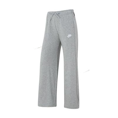 Nike耐克女裤2025冬季新款 CLUB FLC MR PANT WIDE针织长裤FB2728