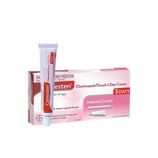【自营】CANESTEN拜耳凯妮汀克霉唑阴道片栓阴道霉菌性药片+乳霜