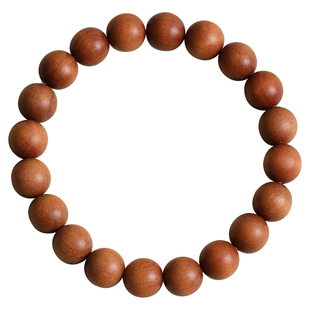 天然芭比檀木手串男士檀香木高端文玩把件藏式手持念珠佛珠手链女