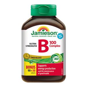 Jamieson健美生维生素b族复合多维b男女缓释vb代谢肌醇生物素片