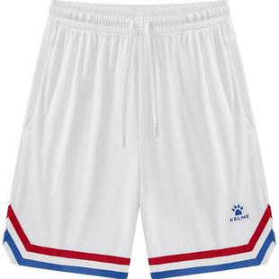 KELME卡尔美篮球裤短裤男2025夏季轻薄不过膝撞色针织休闲运动裤