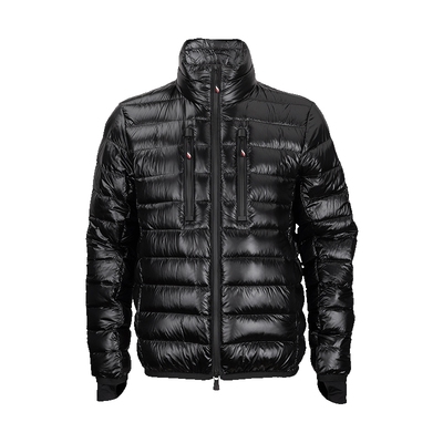 Moncler纯色立领拉链长袖羽绒服