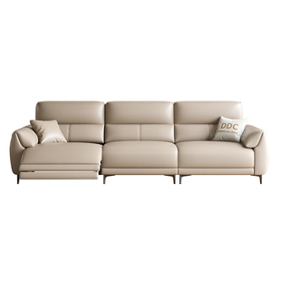 DDC意式极简电动真皮沙发客厅进口加厚头层全青真牛皮多功能沙发