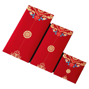 中式新款烫金大号万元塞门小号红包个性创意结婚婚礼娶亲利是封