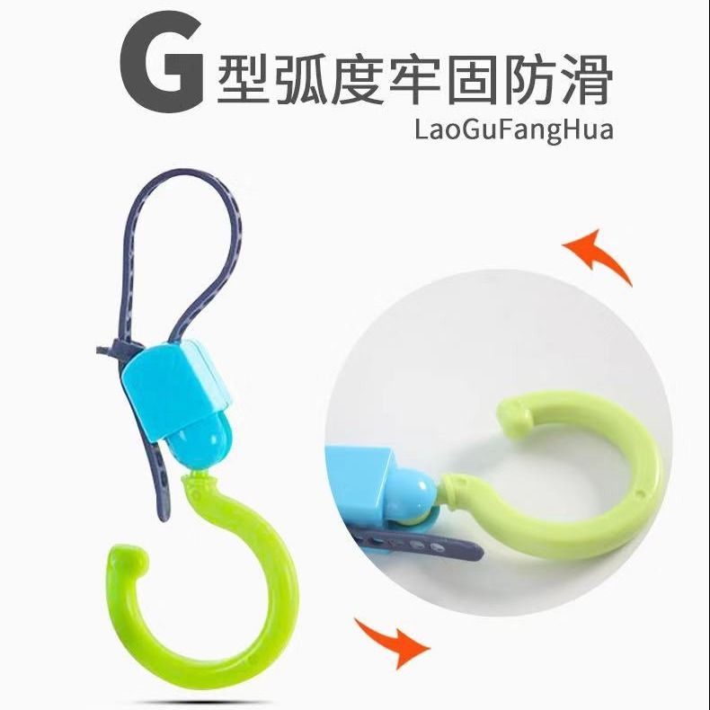 婴儿车S型挂钩儿童手推车电动车自行车通用挂钩配件挂包可转