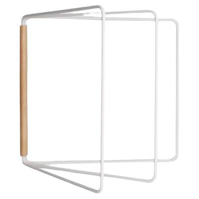 swoil日式厨房毛巾置物架台面懒人晾抹布架立式可折叠收纳架挂架