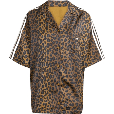 滔搏adidas阿迪达斯三叶草女子运动舒适休闲短袖衬衫KA2678