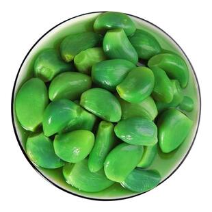 翡翠腊八蒜新鲜大蒜头腌制旗舰店正即食绿蒜宗下饭咸菜批发非山东