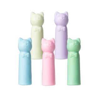 猫咪橡皮擦铅笔帽铅笔头保护套小学生卡通可爱幼儿园儿童通用握笔器盖子笔盖笔冒女孩擦得干净延长器接笔器