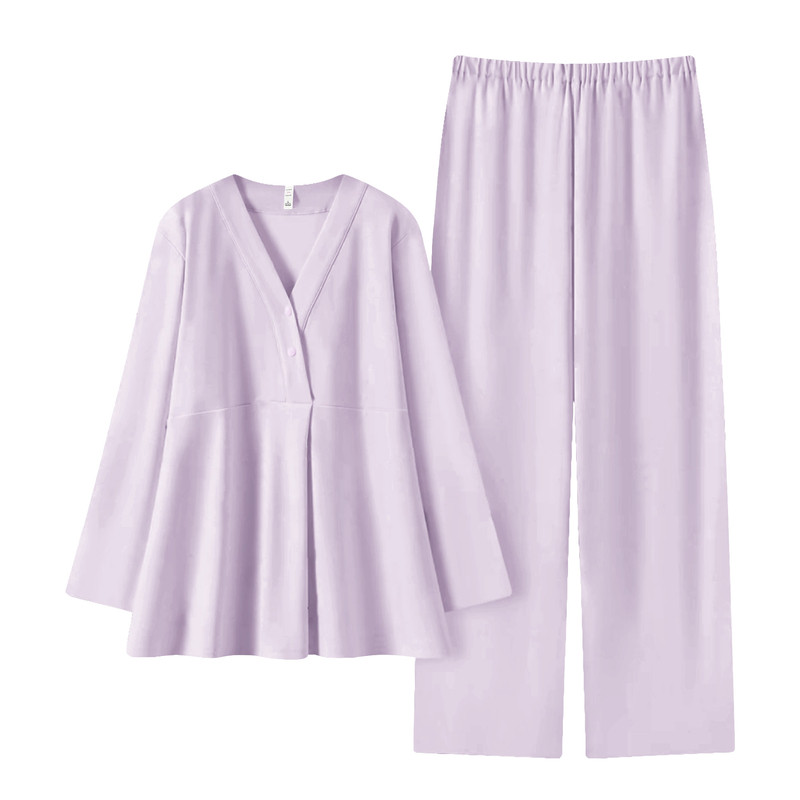 月子服纯棉产后孕妇睡衣产妇待产吸汗喂奶哺乳夏季薄款孕妇家居服
