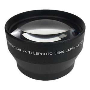 增距镜头62MM 2X倍相机附加镜头 倍增镜 望远镜 适用腾龙18-200等