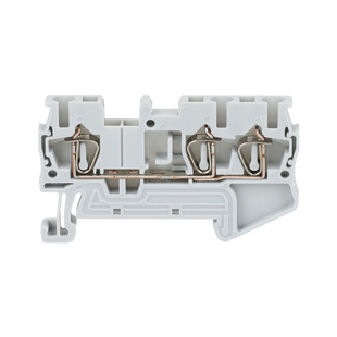 ST2.5TWIN弹簧接线端子三线一进二出ZB5快速端子板TW双出FBS10-5