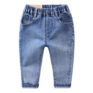 右欧男童牛仔裤春装春秋季新款童装裤子小童儿童宝宝休闲长裤潮
