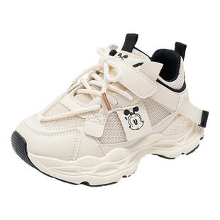 巴布豆童鞋男童鞋子2025新款秋季男款老爹鞋男大童女男童款运动鞋