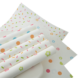 星语 教师节彩色波点圆点包装纸牛皮纸鲜花花束包花纸diy花艺资材