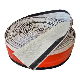 耐高温搭扣式防火套管电缆电线保护管道隔热魔术贴自粘防火纤维布