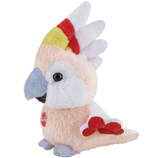 意大利trudi 鹦鹉公仔钥匙扣包包挂件可爱毛绒玩具挂饰礼物娃娃