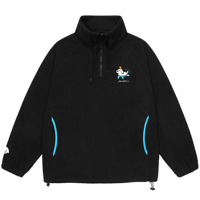 GUUKA联名小狗抗菌半拉链卫衣