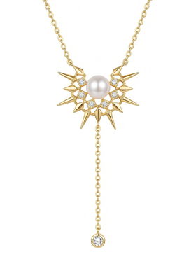 《日晕》原创淡水珍珠纯银项链