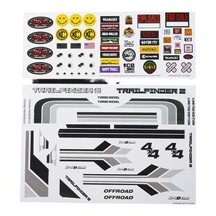 RC4WD仿真模型攀爬车TF2 Mojave II车壳完整拉花贴纸（Z-B0140）