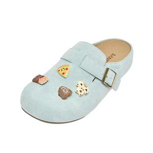 三福女凉拖鞋春季玩趣菁英丑萌玩偶勃肯鞋半包拖鞋女鞋852655