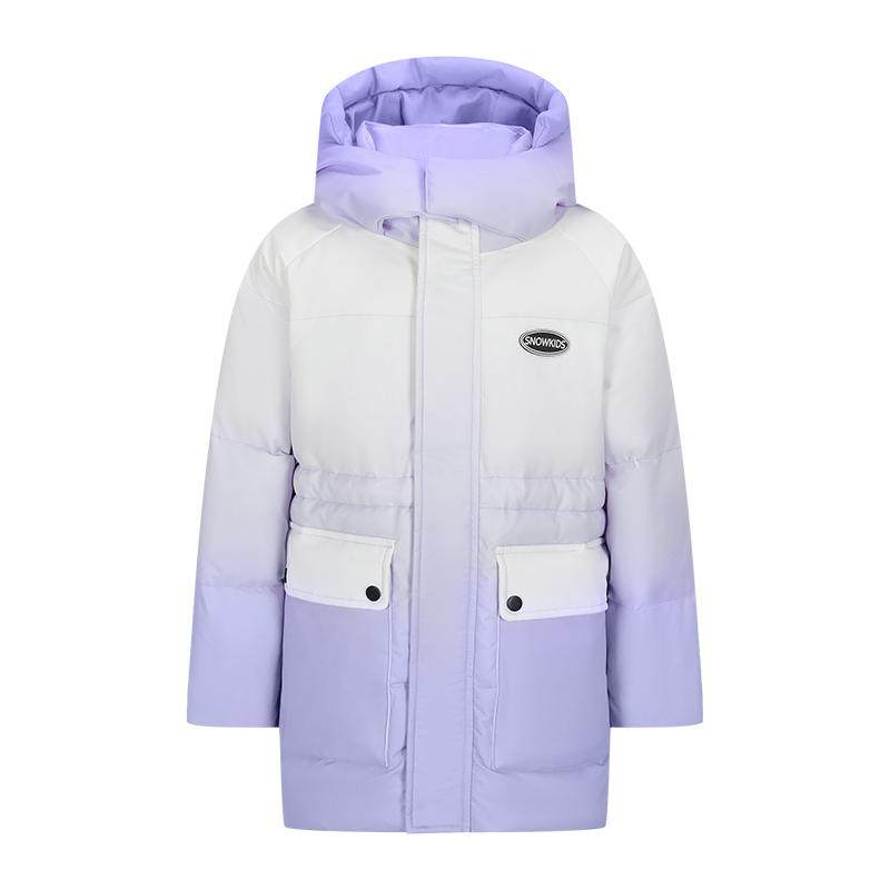 雪中飞儿童羽绒服女童中大童时尚