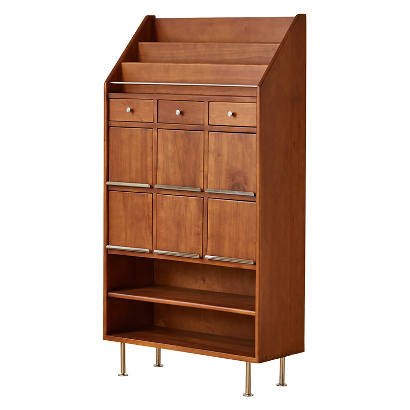 EditionHome实木复古杂志柜斗柜