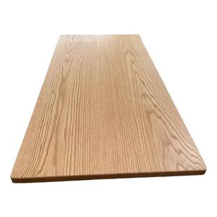 红橡樱桃实木板材异形桌面板定制原木飘窗窗台板半墙吧飘窗台面板