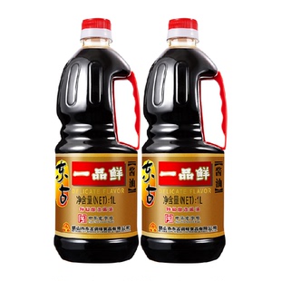 东古一品鲜酱油特级酿造酱油1L*2瓶原浆生抽凉拌炒菜红烧味极鲜