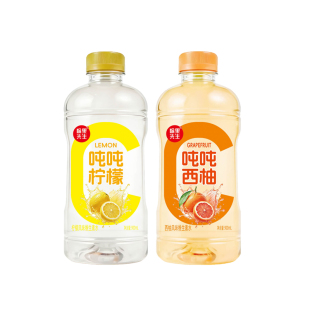 吨吨柠檬西柚清爽富含维C饮品低卡脂果汁风味维生素酸甜大瓶饮料