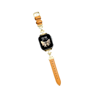 【西太后土星】适用华为fit4表带watch fit4手表西太后镶钻金属高级拼皮fit4pro夏天女款创意手表链fit3配件
