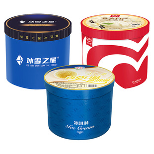 伊利大桶装冰淇淋香草多口味和路雪冰雪之星家庭餐饮商用挖球雪糕