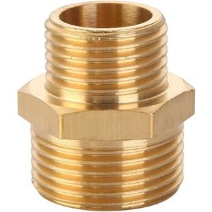 全铜加厚对丝内外丝接头内外牙变径接头 1寸转6分4分异径直接配件