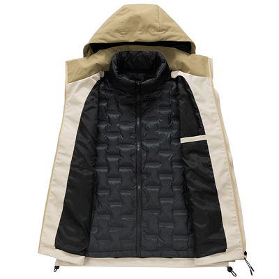 三合一可拆羽绒服冲锋衣男款冬季