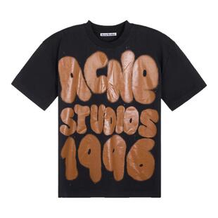 ACNE STUDIOS 春夏新款男士字母短袖圆领T恤银泰百货精品 301574
